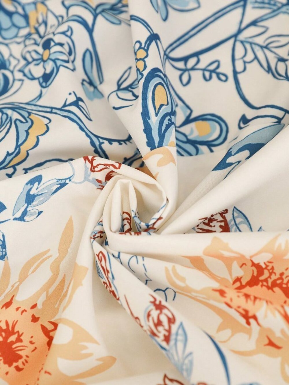 Multicolor Casual Women's Sleeveless Floral Print Elegant Summer Dress - Picture 7 of 7